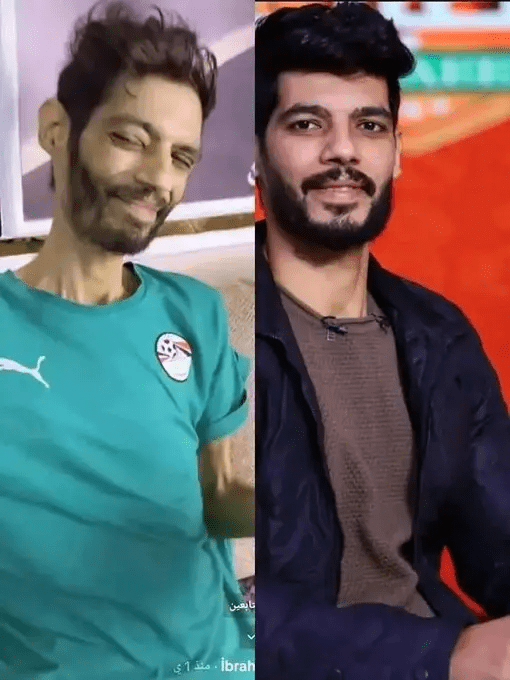 إبراهيم شيكا مع تغيير صارخ في الملامح 