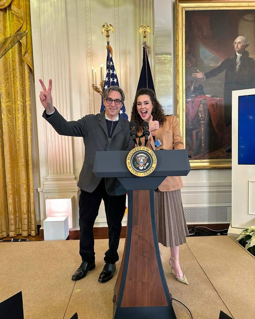 شيرين طارق في افتتاح المتحف المصري الكبير