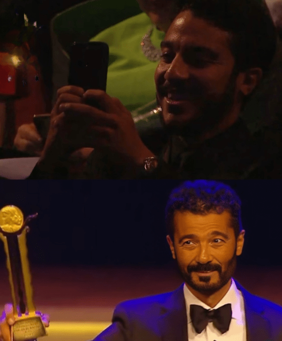 من أبرز لقطات افتتاح مهرجان القاهرة.. خالد النبوي ونور ابنه