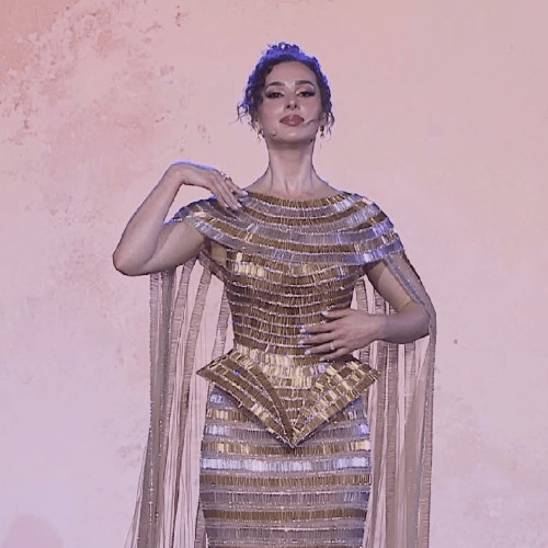 شيرين طارق في افتتاح المتحف المصري الكبير