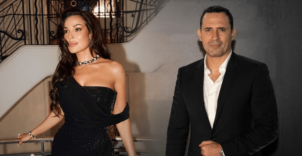 نادين نجيم وظافر العابدين في مسلسل ممكن 