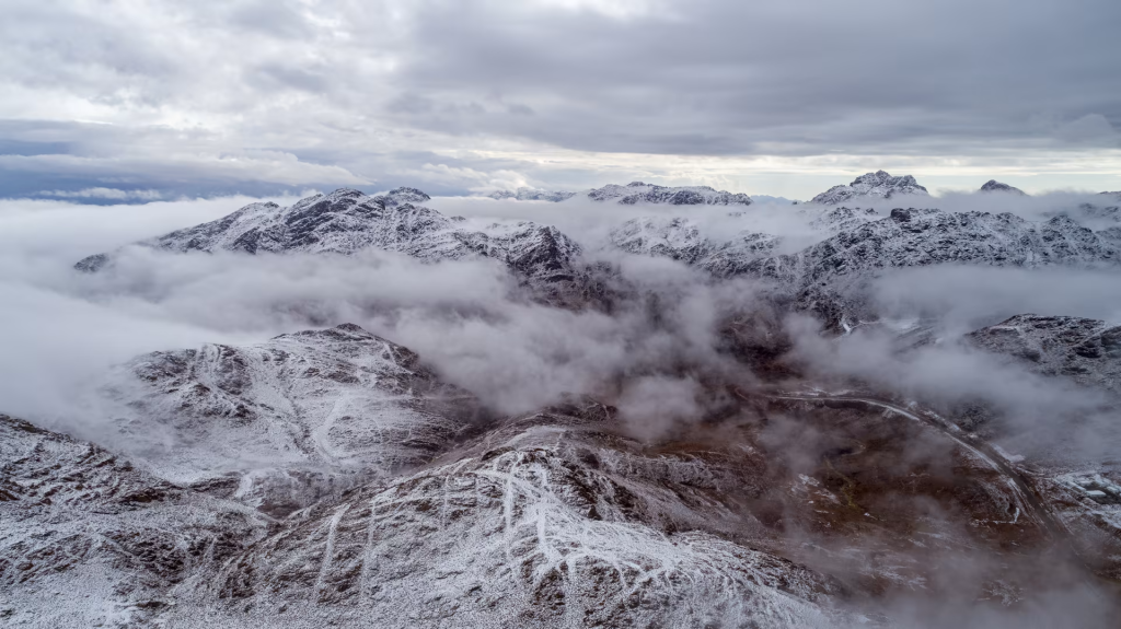 تساقط الثلوج في السعودية