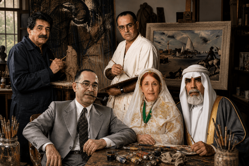 أشهر الفنانين التشكيليين العرب