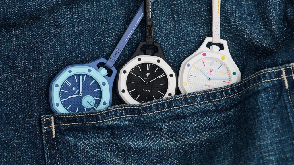 ساعة AP x Swatch Royal Pop