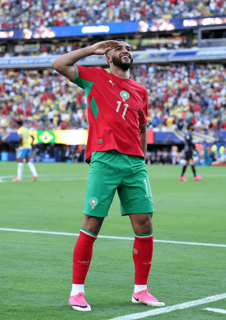 اللاعب المغربي إسماعيل صيباري كأس العالم 2026
