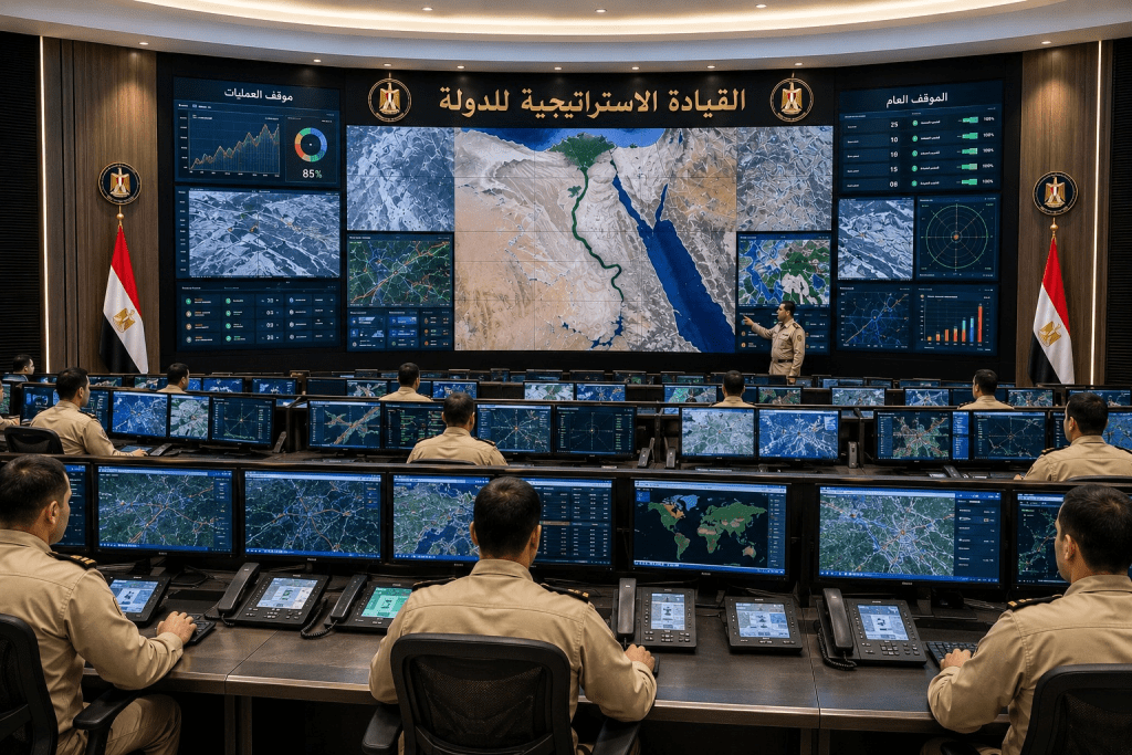 افتتاح الرئيس السيسي الأوكتاجون في العاصمة الإدارية