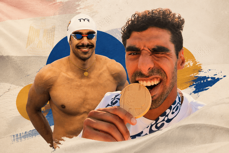 السباح المصري عبد الرحمن سامح يحقق الذهبية في دورة ألعاب البحر المتوسط 2026