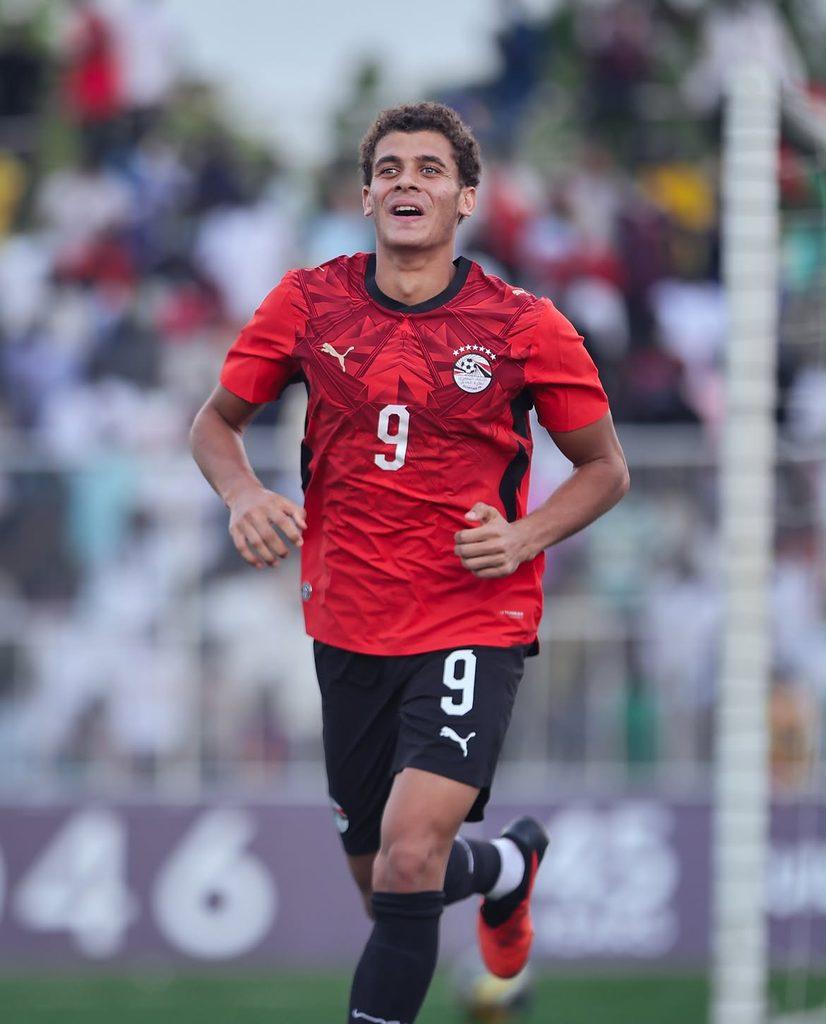 هدف حمزة عبدالكريم الأول مع منتخب مصر أمام جنوب السودان