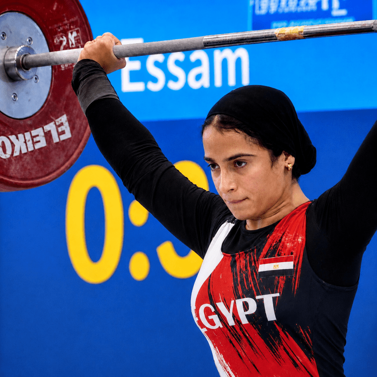 إغماء اللاعبة نورا عصام في تارانتو.. ماذا حدث لبطلة رفع الأثقال المصرية؟ إغماء اللاعبة نورا عصام