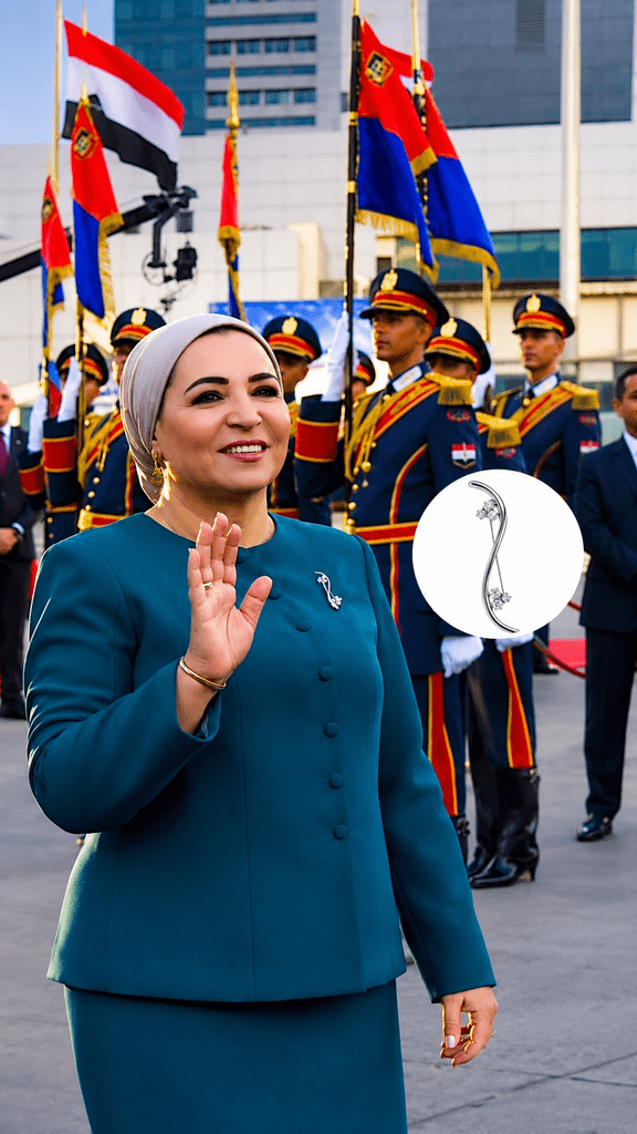 بروش انتصار السيسي استقبال الرئيس الصيني